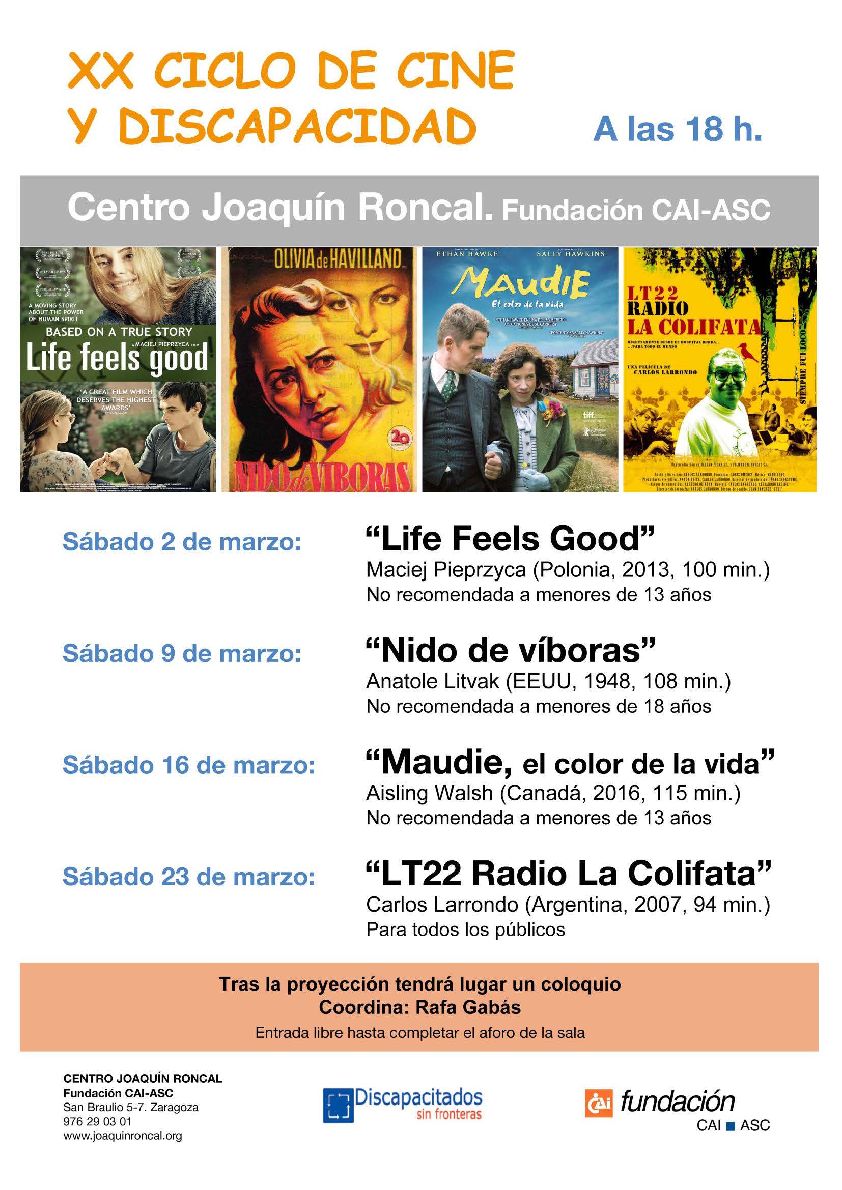 XX Ciclo Cine y discapacidad 2019